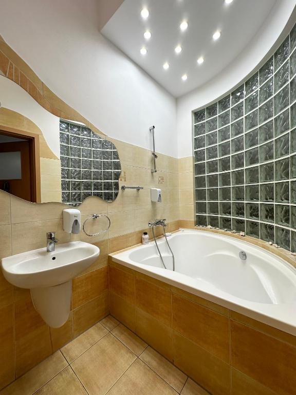 Łazienka w obiekcie Motel Za Miedzą