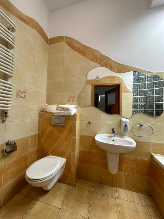 Łazienka w obiekcie Motel Za Miedzą