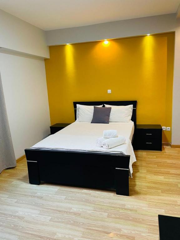 Postel nebo postele na pokoji v ubytování Residencial Sol Point Art