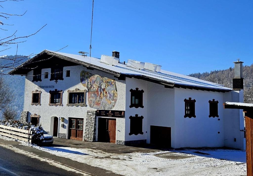 Das Gebäude in dem sich die Ferienwohnung befindet