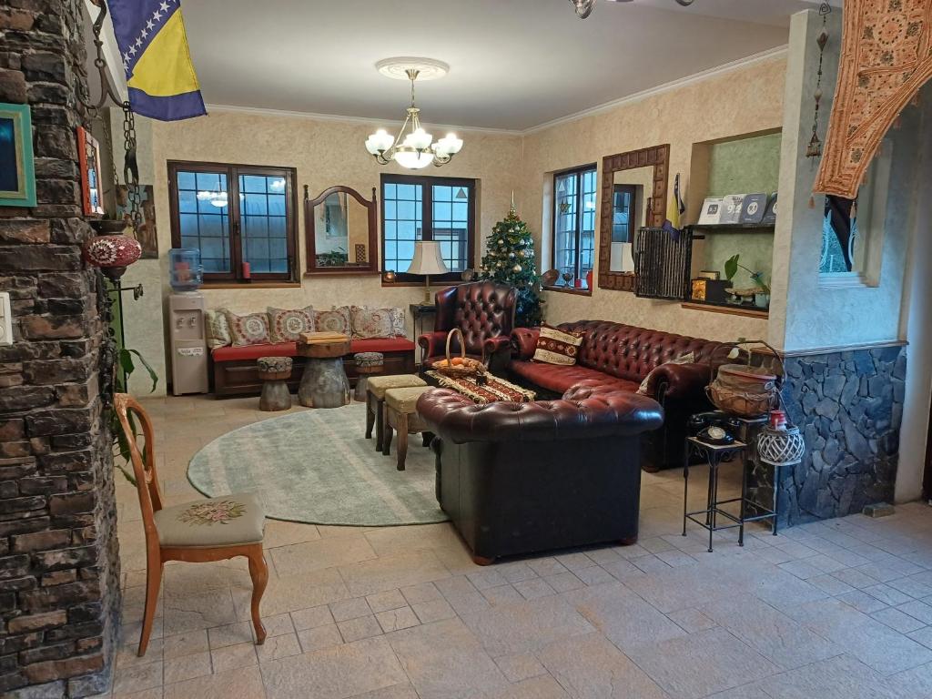 Posezení v ubytování Villa Anri