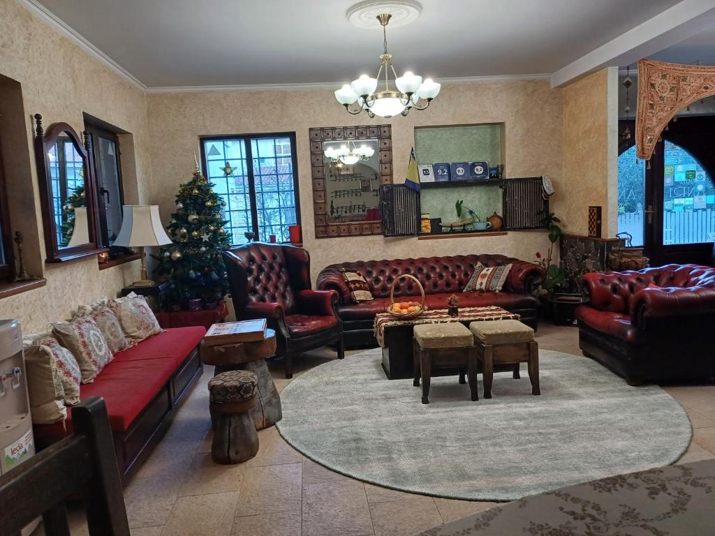 Posezení v ubytování Villa Anri
