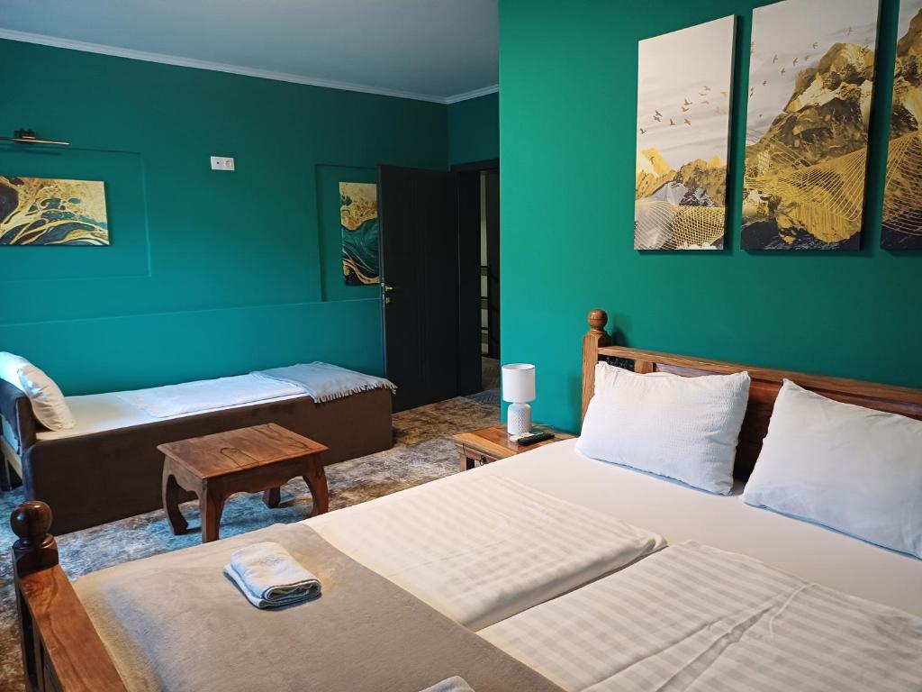 Postel nebo postele na pokoji v ubytování Villa Anri