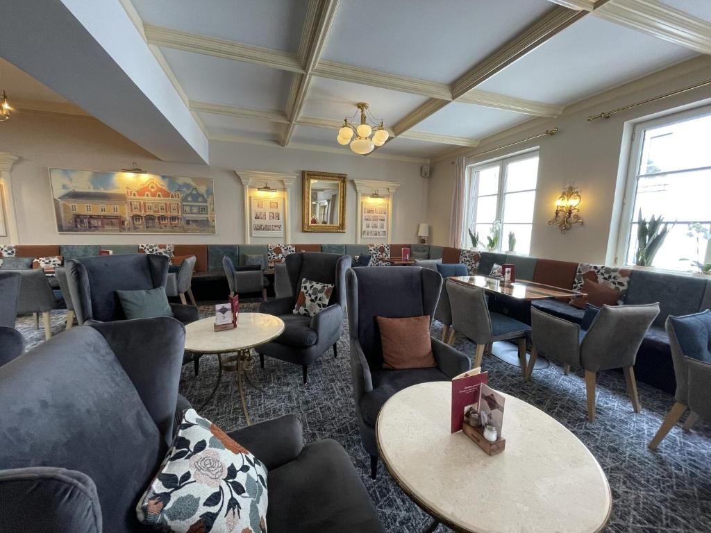 Posezení v ubytování Hotel - Café - Konditorei Schröckmayr-Kastner