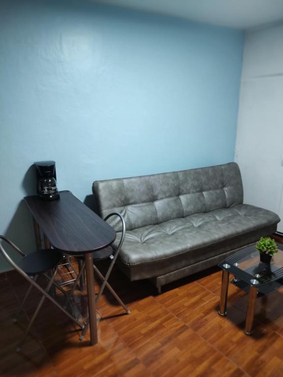 Posezení v ubytování Noras Homestay Laureles