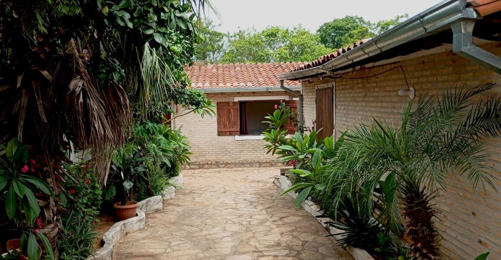 Zahrada ubytování Posada Cielo Azul