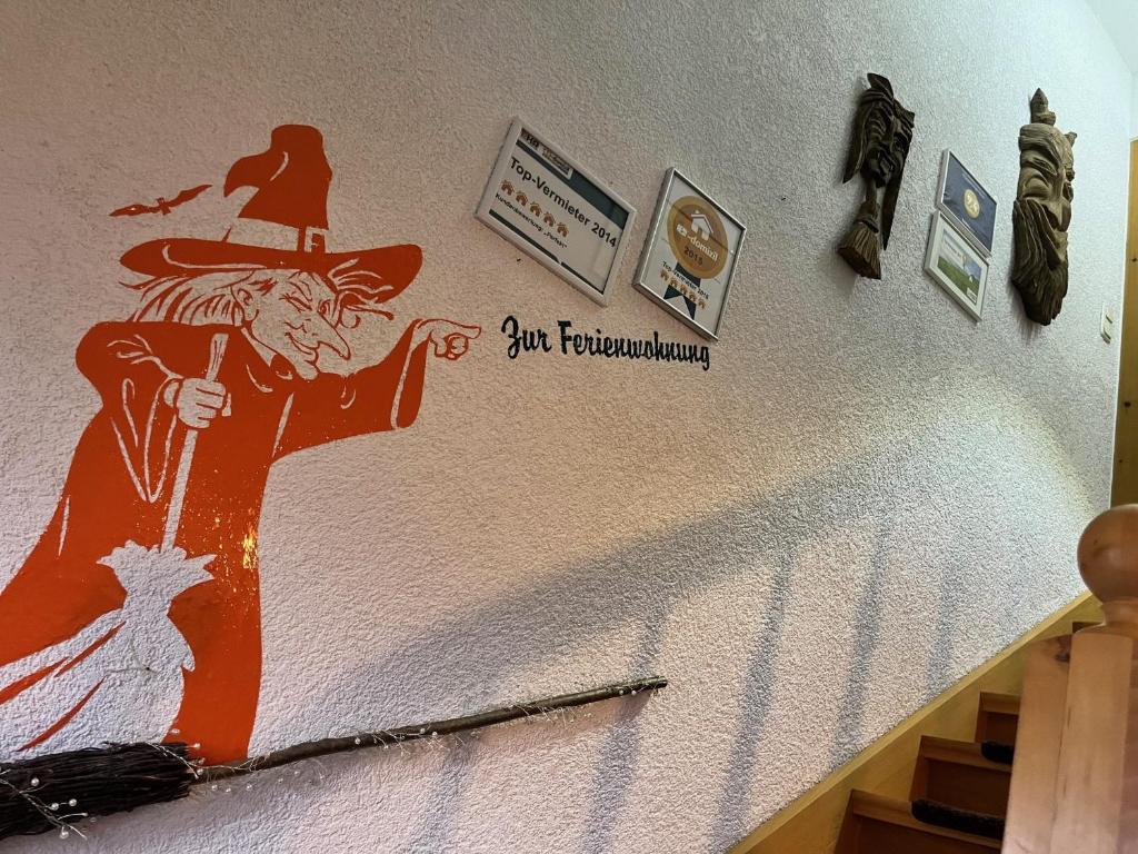 Certifikát, hodnocení, plakát nebo jiný dokument vystavený v ubytování Ferienwohnungen Wotan