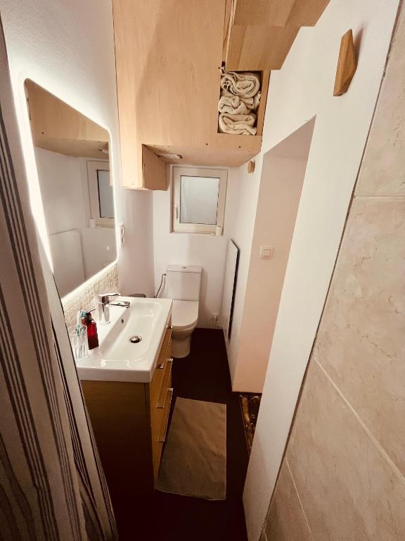 Koupelna v ubytování La maison Mythique