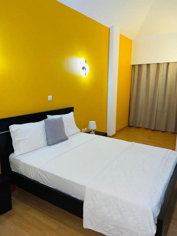 Postel nebo postele na pokoji v ubytování Residencial Sol Point Art