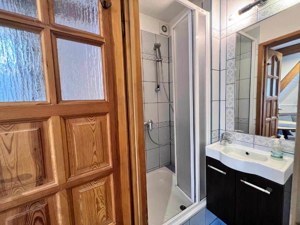 Koupelna v ubytování Villa Tatrydom