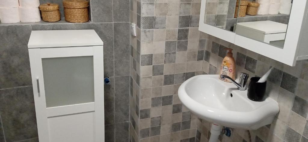 Koupelna v ubytování Kuća za iznajmljivanje