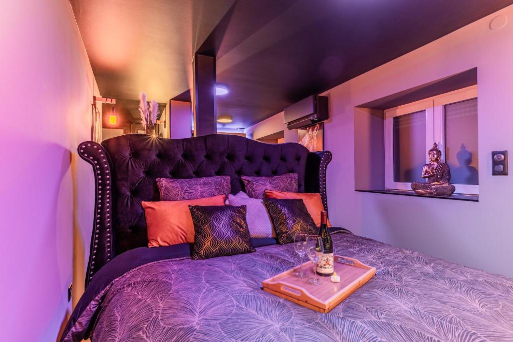 Love Room and Luxe sous les colombages d'Alsaceにあるシーティングエリア