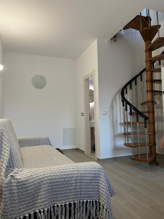 Postel nebo postele na pokoji v ubytování Oceanis apartment