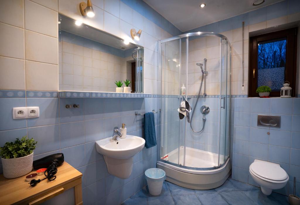 Kúpeľňa v ubytovaní Cze Chill House - Dom na Kaszubach
