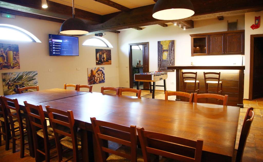 TV a/nebo společenská místnost v ubytování Luxury Villa Gradin