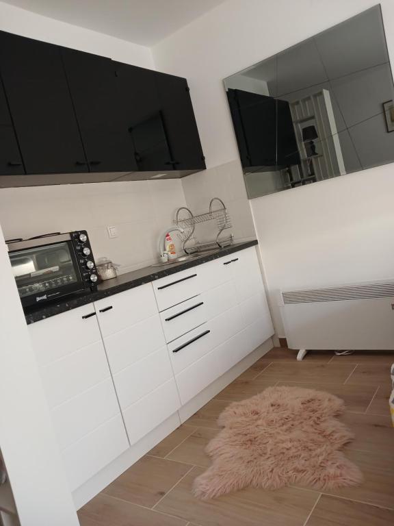 A kitchen or kitchenette at Studio D&N Jezero