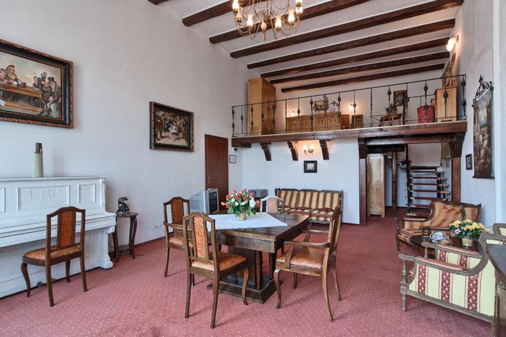 Posezení v ubytování Hotel Traube