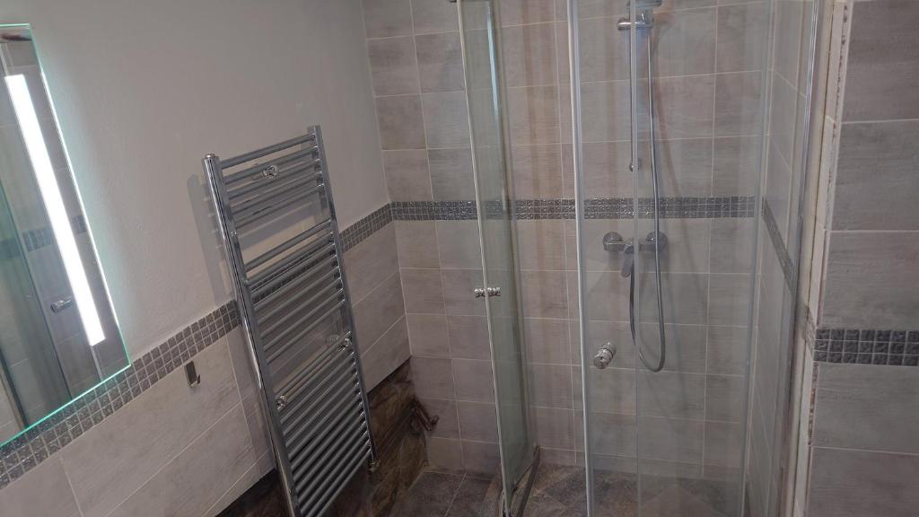 Koupelna v ubytování Casa Tihna