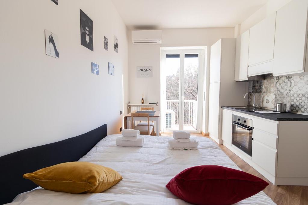 Η κουζίνα ή μικρή κουζίνα στο [Abbiategrasso - Bocconi] - 2 camere da letto