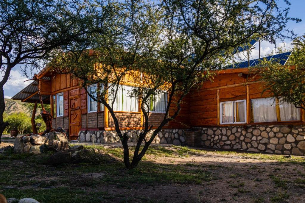 Bygningen som feriehuset ligger i