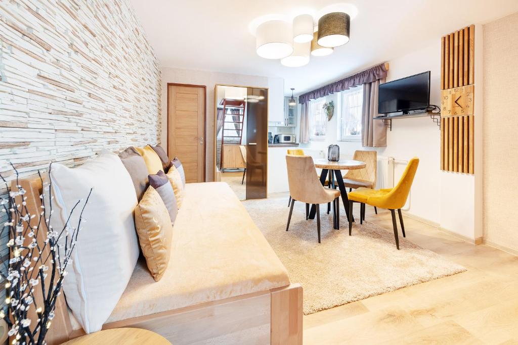 Posedenie v ubytovaní Wellness Apartmány Andrea