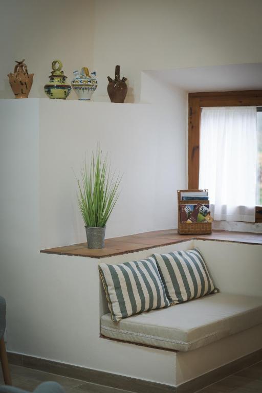 Postel nebo postele na pokoji v ubytování Mas Riera - 2