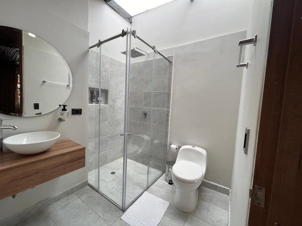 Koupelna v ubytování Casa 121, calle 121 no 7-18