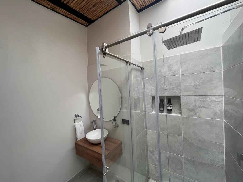 Koupelna v ubytování Casa 121, calle 121 no 7-18