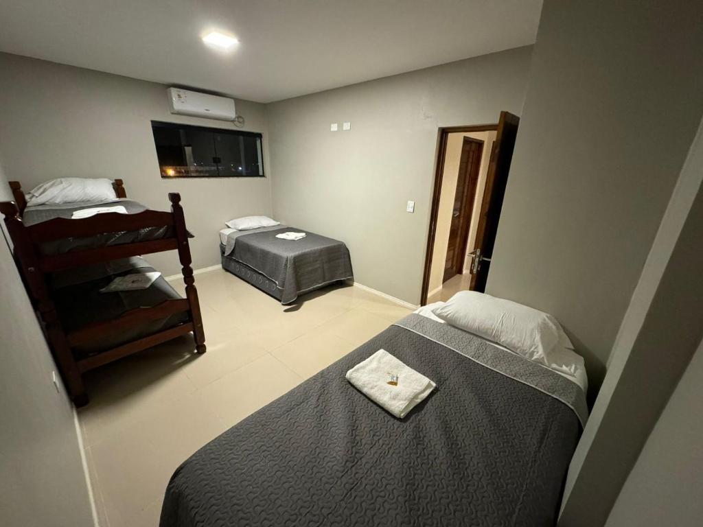 Кровать или кровати в номере Apart hotel JJ - a estrenar