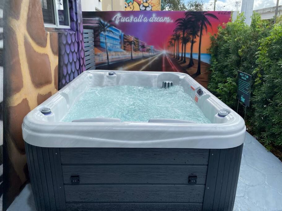Unique Miami Art Escape w/ HotTub, Arcade & Murals photo