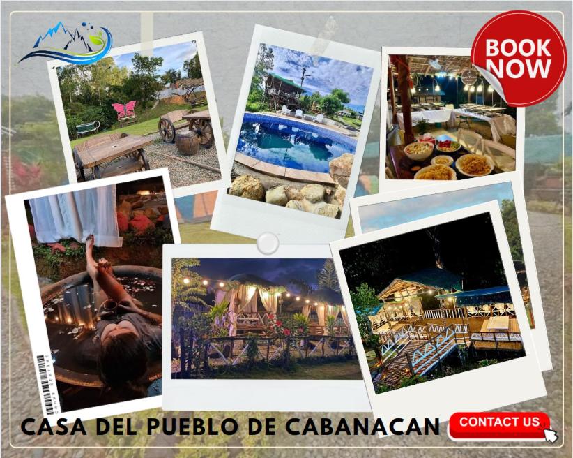 un collage di foto di un resort di CABANACAN MODERN CAMPSITE 