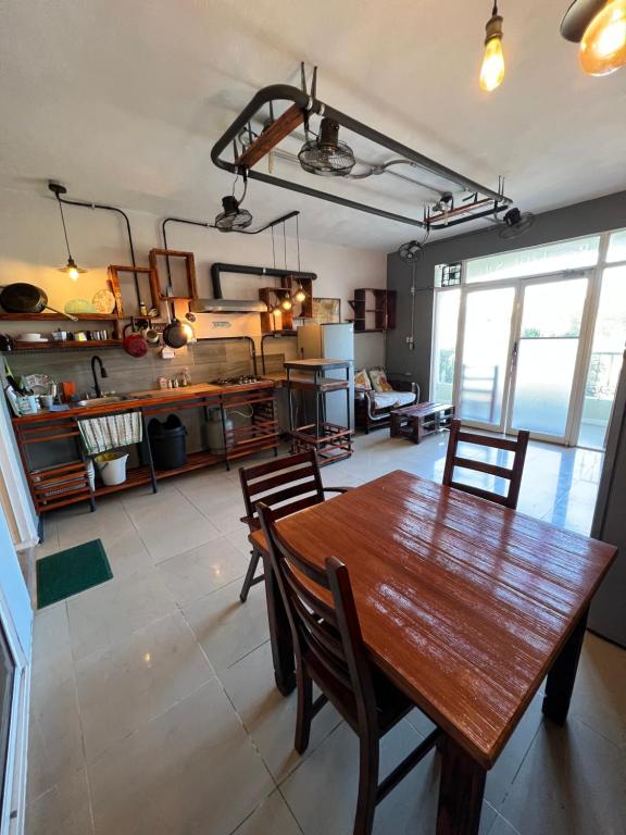 Kuchyň nebo kuchyňský kout v ubytování Hostel Eco Punta Cana