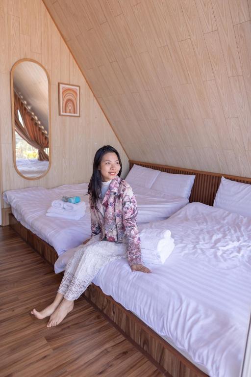 Giường trong phòng chung tại AN PHÚ Home