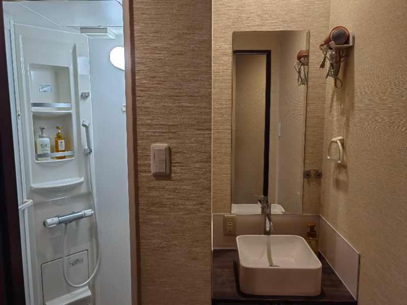 Koupelna v ubytování Mini Inn Kyoto-外国人向け - 日本人予約不可