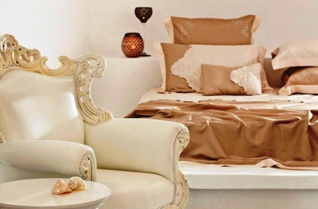 Postel nebo postele na pokoji v ubytování Asteras Villas