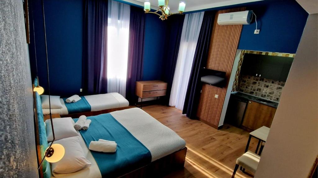 Postel nebo postele na pokoji v ubytování Balu