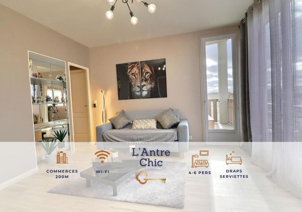 L'Antre Chic Appart Terrasse Proche commerces