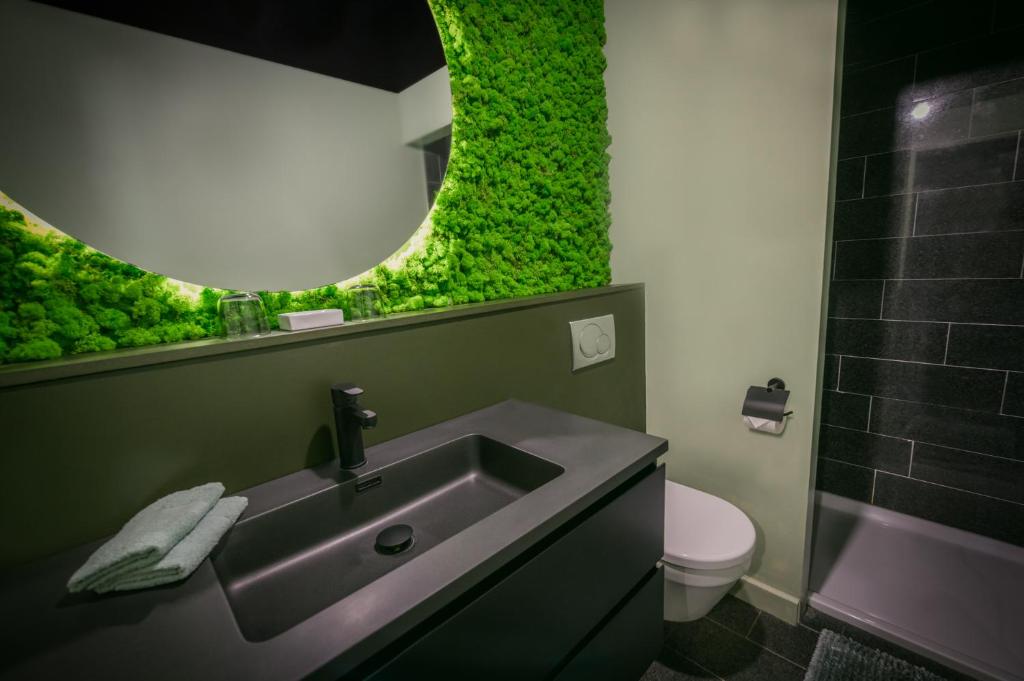 Koupelna v ubytování Kokerelle vakantiewoningen