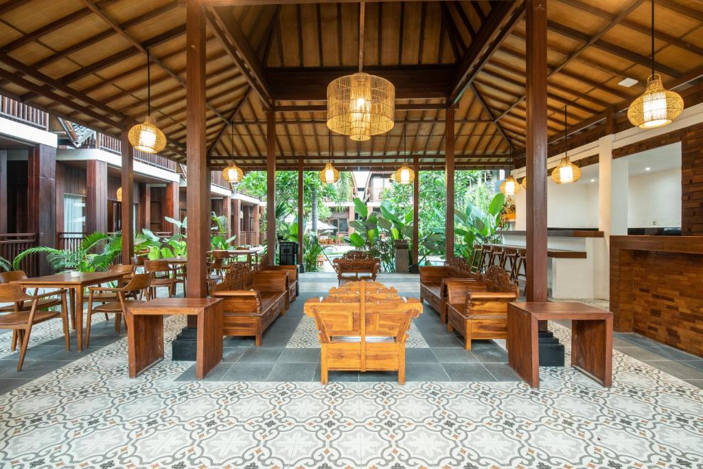 Restaurace v ubytování DADEKA Canggu