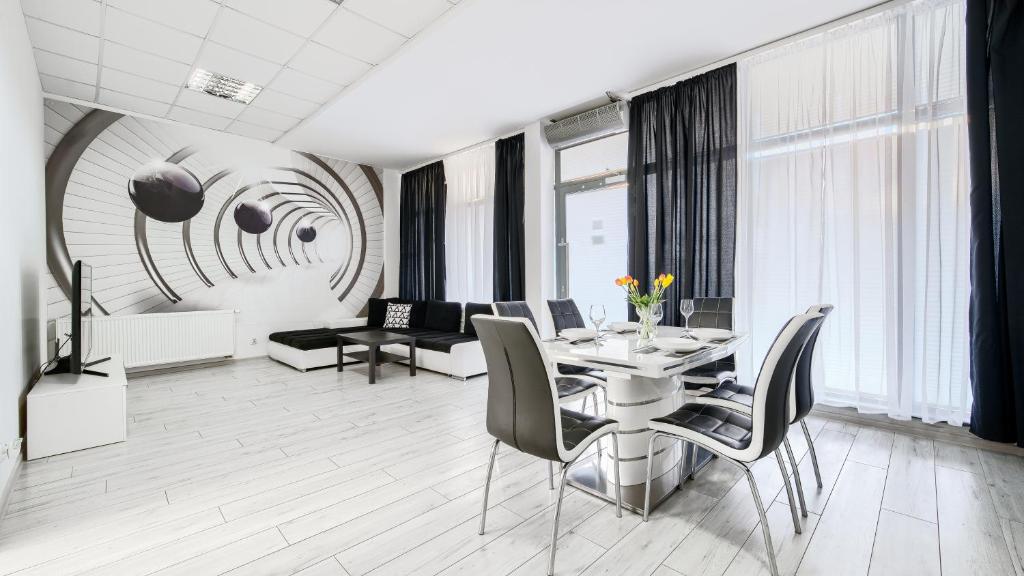 Posezení v ubytování Apartamenty Sun & Snow Międzyzdrojski Rynek