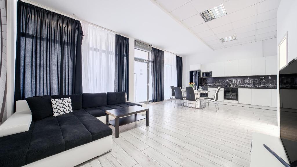 Posezení v ubytování Apartamenty Sun & Snow Międzyzdrojski Rynek