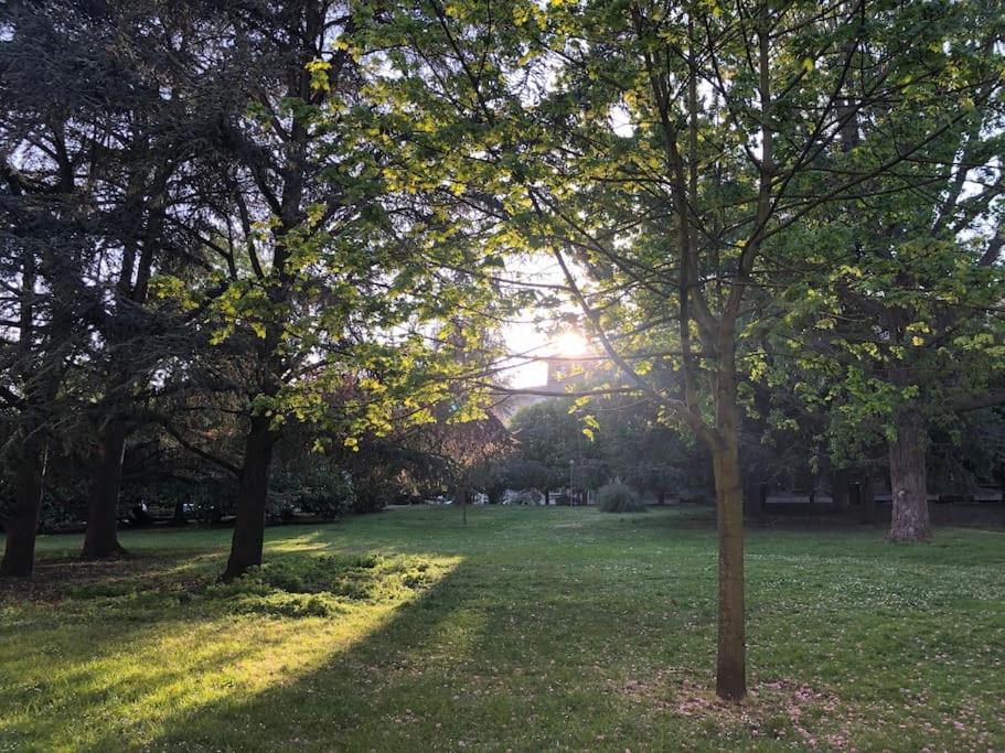 Um jardim em Colorful &amp; cozy flat - 10 min walk from Paris