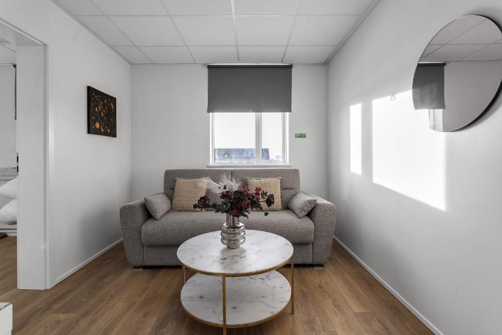 Posezení v ubytování Bank Guesthouse by KEF Airport