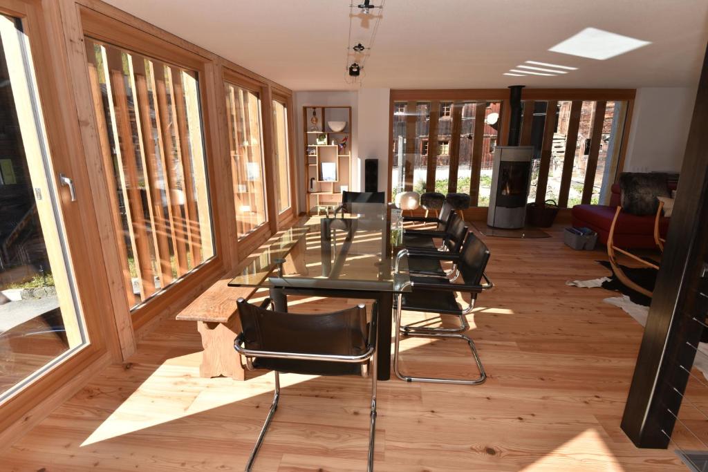 Posezení v ubytování Fantastic renovated Chalet in the heart of Alps
