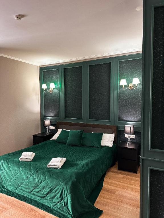 Postel nebo postele na pokoji v ubytování Villa Blanc