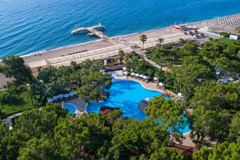 an aerial view of a resort next to the ocean at Seven Seas Hotel Life - Ultra All Inclusive & Kids Concept in Kemer