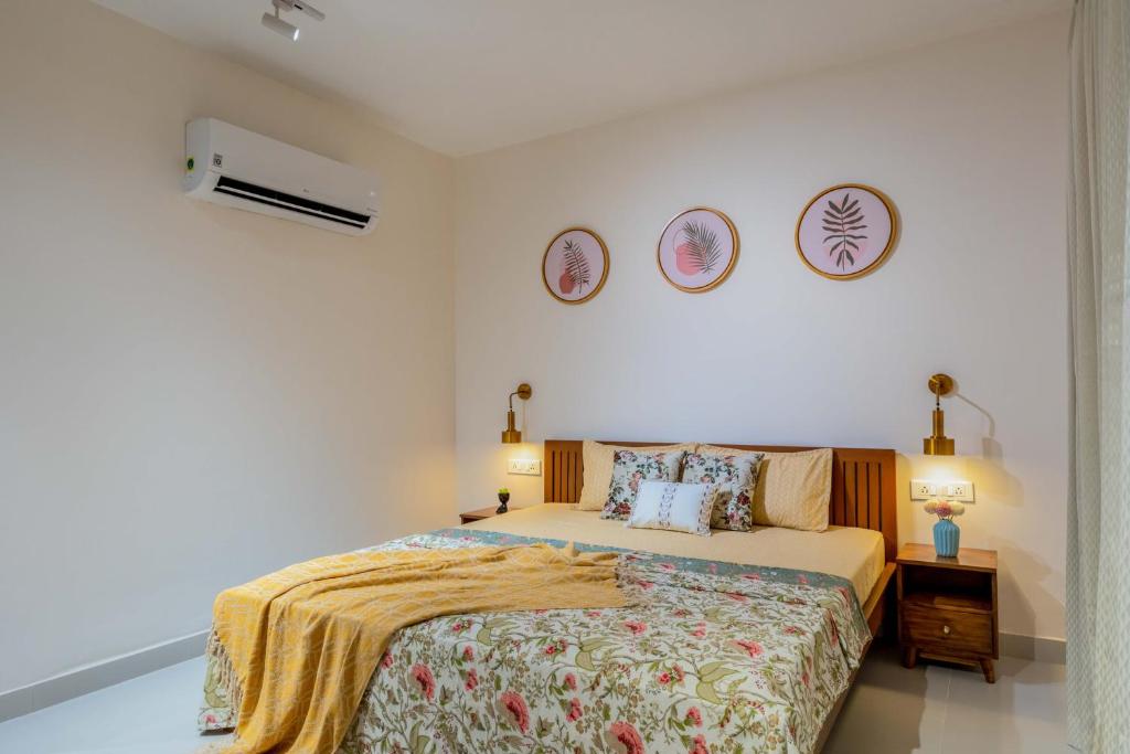 Santaa Teraa Apartments - SantaTerra - Cozy 1BHK 10 Mins Drive From Candolim
