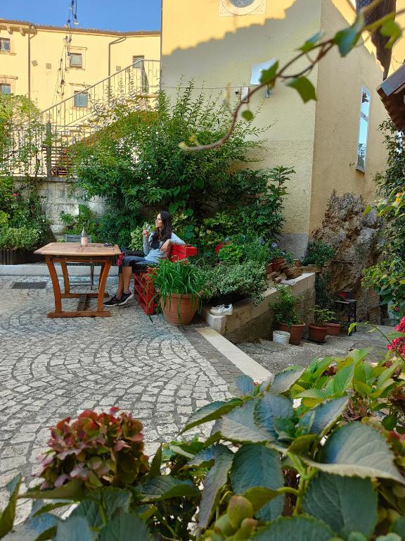 Vonkajšia záhrada v ubytovaní Casetta la Crus - Romantic house
