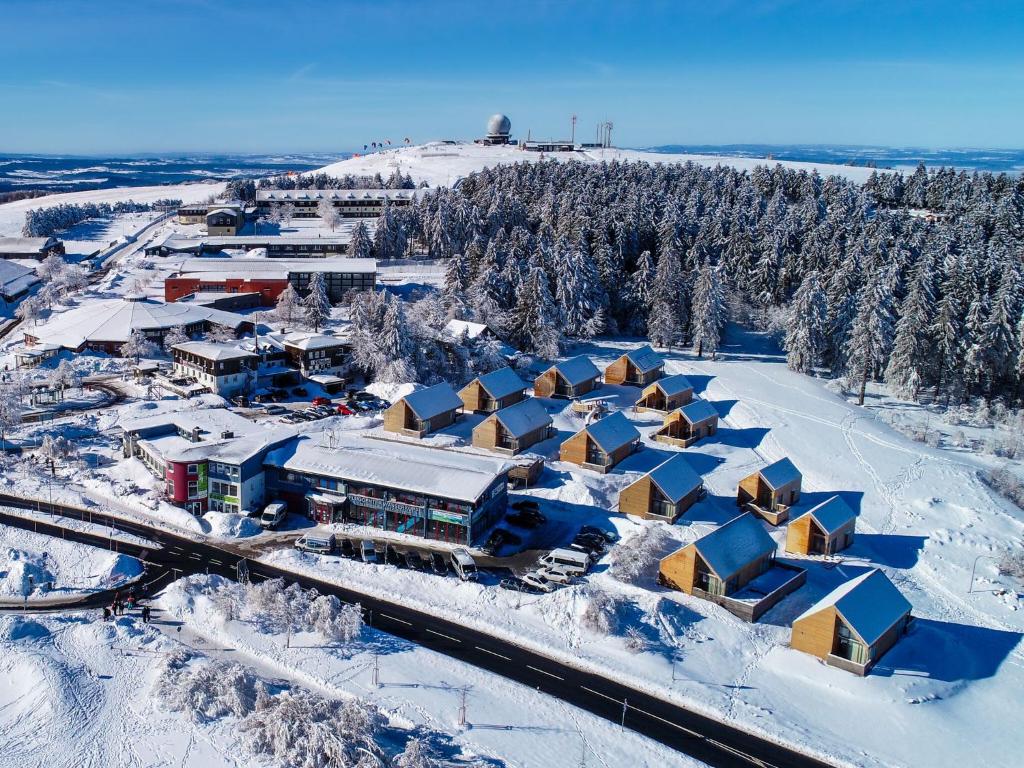 Feriendorf Wasserkuppe v zimě