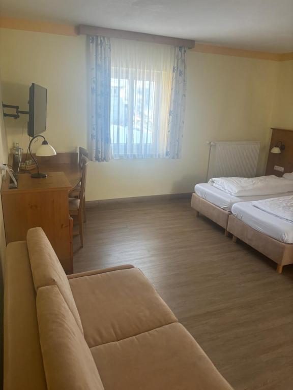 Postel nebo postele na pokoji v ubytování Marienhof